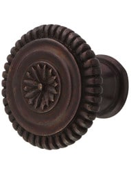 Intarsia Cabinet Knob - 1 5/16" Diameter